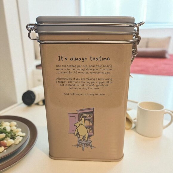 Charbrew Hunny & Lemon Tea 60 Tea Bags Winnie the Pooh Tin Collectible - Picture 3 of 5